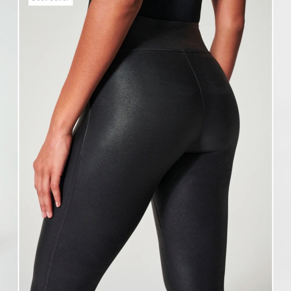 Spanx faux leather leggings size s